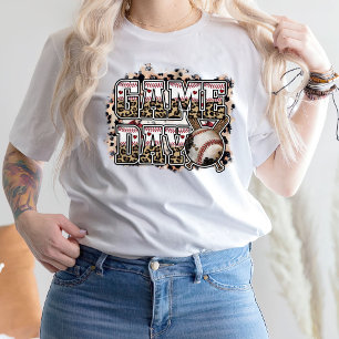 T-shirt Chemise De Baseball Jour, Baseball