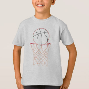 T-shirt Chemise de basket-ball de dessin d'ensemble
