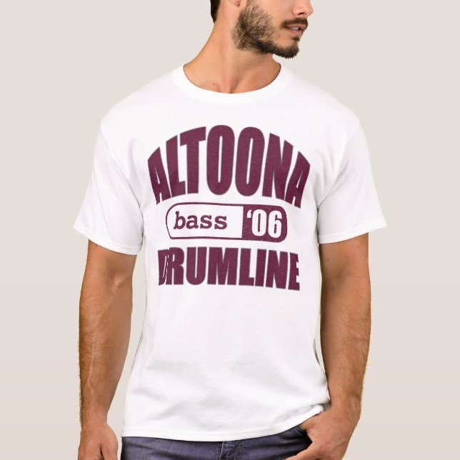 T-shirt Chemise de basse d'Altoona Drumline (Devant)