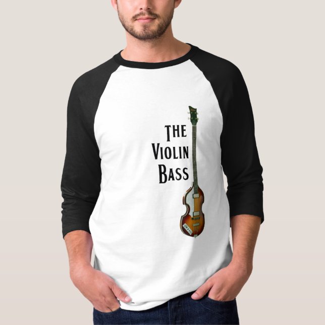 T-shirt Chemise de basse de violon (Devant)
