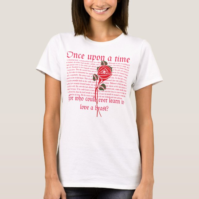 T-shirt Chemise de "beauté et de la bête" (Devant)