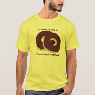 T-shirt Chemise de beignet de chocolat