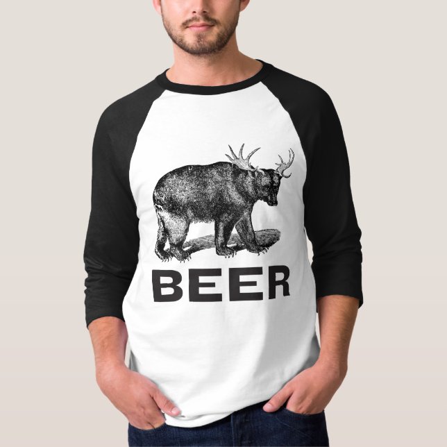 T-shirt Chemise de bière (Devant)