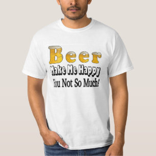 T-shirt Chemise de bière heureuse