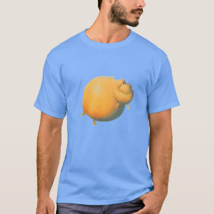 T-shirt Chemise de Blug - bleu et jaune