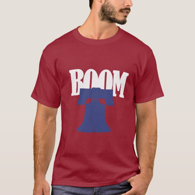 T-shirt Chemise de boom de base-ball de Philadelphie (Devant)