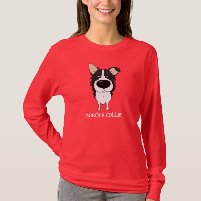 T-shirt Chemise de border collie (Devant)