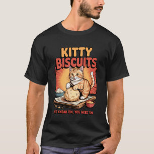 T-shirt Chemise de boulangerie de biscuits pour chat Amate