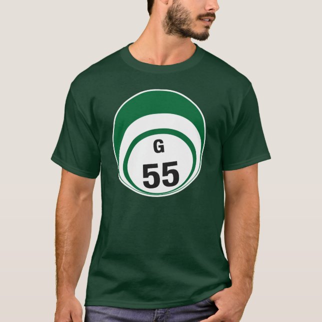 T-shirt Chemise de boule du bingo-test G55 (Devant)