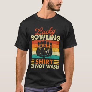T-shirt Chemise De Bowling Lucky Ne Pas Laver - Bowler Bow