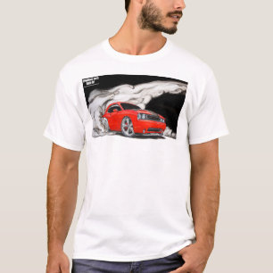 T-shirt Chemise de burn-out de challengeur de Dodge