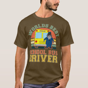 T-shirt Chemise de bus Vintage Retro Sunset Gorilla Cadeau