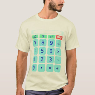 T-shirt Chemise de calculatrice
