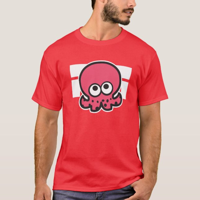T-shirt Chemise de calmar de Splatoon avec de conception (Devant)