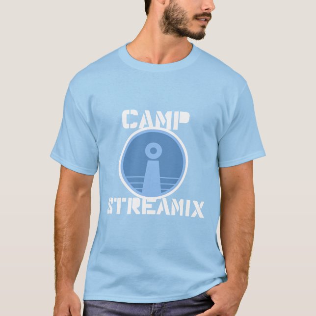 T-shirt Chemise de campeur de Streamix de camp (Devant)