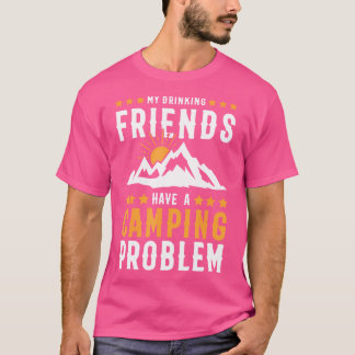 T-shirt Chemise De Camping Pour Hommes Et Femmes Drôle Sar