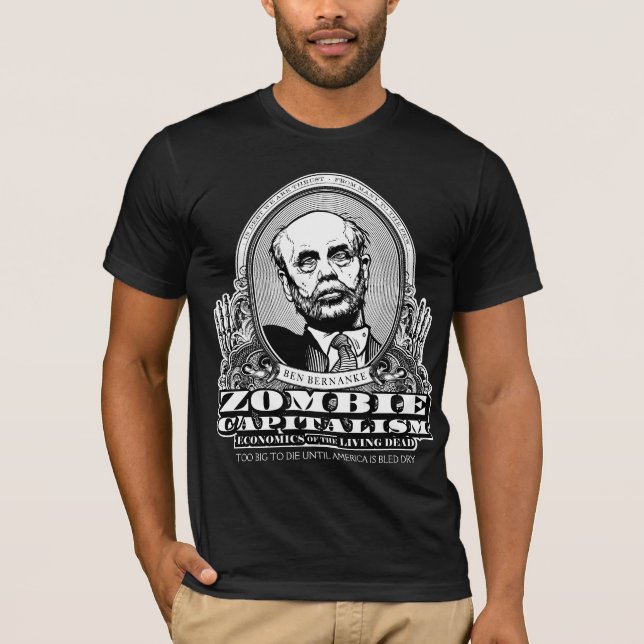 T-shirt Chemise de capitalisme de zombi (Devant)