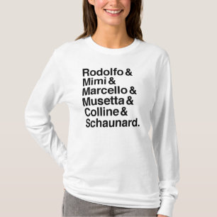 T-shirt Chemise de caractères de Bohème de La