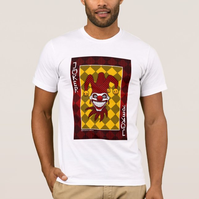 T-shirt Chemise de carte de joker (Devant)