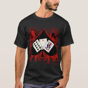 T-shirt Chemise de cartes de jeu de graffiti