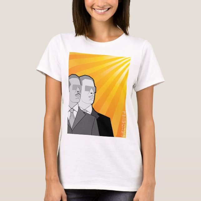 T-shirt Chemise de cas de masque de l'avance des femmes (Devant)