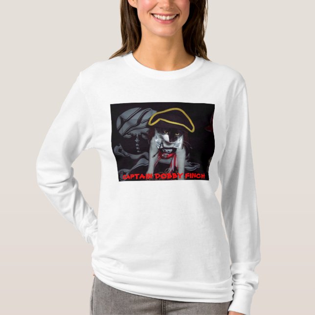 T-SHIRT CHEMISE DE CAT DE PIRATE (Devant)