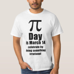T-shirt Chemise de célébration de la journée de Pi