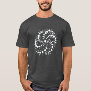 T-shirt Chemise de cercle de culture "d'écoulement