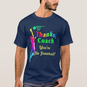 T-shirt Chemise de cercle de Merci d'entraîneur de