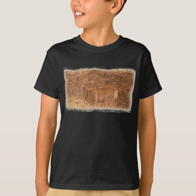 T-shirt Chemise de cerfs garçons (Devant)