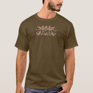 T-shirt Chemise de chambre Brown monochrome