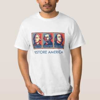 T-shirt Chemise de charité d'espoir de foi de Glenn Beck