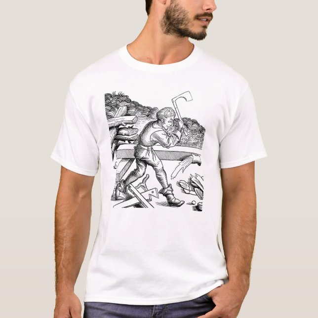 T-shirt Chemise de charpentier (Devant)