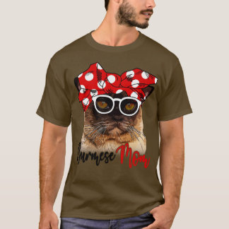 T-shirt Chemise de chat birmane Chat birman Maman Chat bir