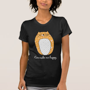 T-shirt Chemise "de chat orange"