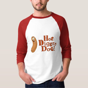 T-shirt Chemise de Chaud-Diggity-Chien