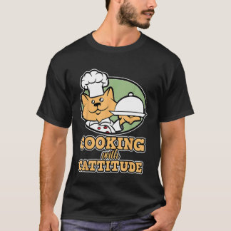 T-shirt Chemise de chef cuisinier pour hommes Cuisine ave