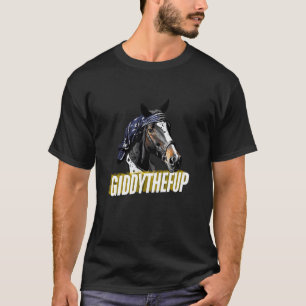 T-shirt Chemise de cheval drôle GiddytheFup