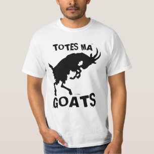 T-shirt Chemise de chèvres de mA d'emballages