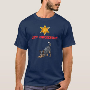 T-shirt Chemise de chien de bétail Zoom Enfprcemtn