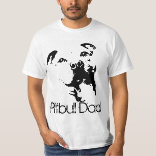 T-shirt Chemise de chien de papa de Pitbull