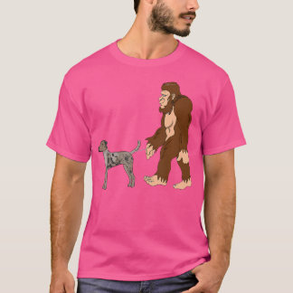 T-shirt Chemise de Chien Léopard Catahoula Marche De Pieds