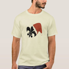 T-shirt Chemise de Christmas Fleur De Lis Cajun Louisiane