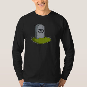 T-shirt Chemise de cinéma. Funny Zed's Dead Gravesite Grap