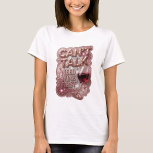 T-shirt Chemise de citation d'or Sharp CAN'T TALK NEED WIN