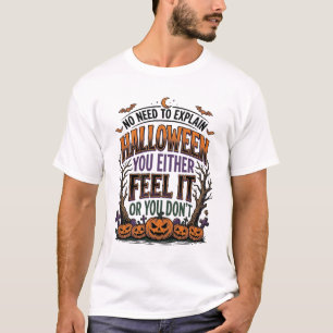 T-shirt Chemise de citation Halloween Citrouille Vintage C