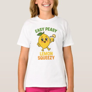 T-shirt Chemise de citron facile à cuire Citron Citron Squ