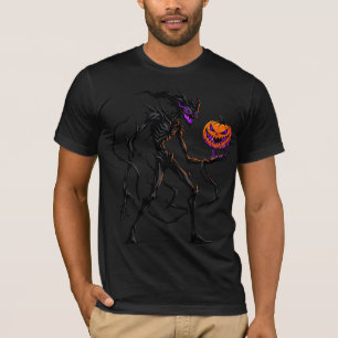 T-shirt Chemise de citrouille de créature de l'ombre Goth