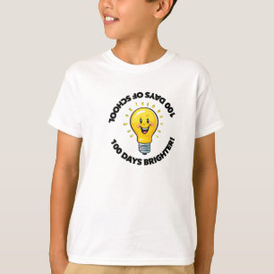 T-shirt Chemise de classe d'étudiant pour les 100 jours d'
