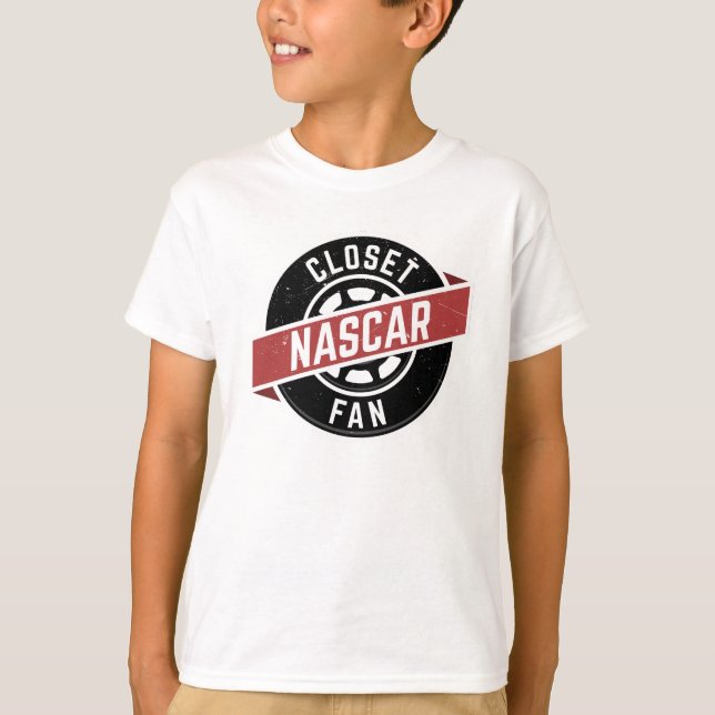 T-shirt Chemise de ClosetNASCARFan des enfants (Devant)